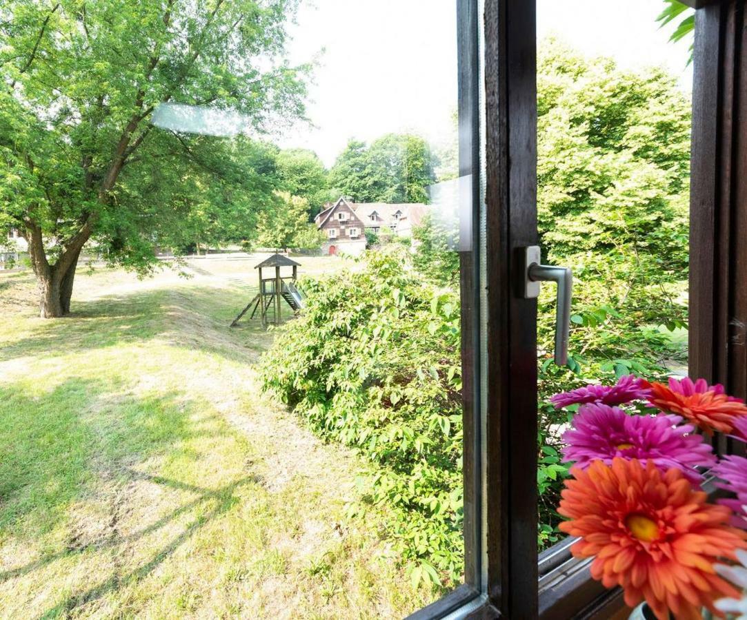 Blumenmeer Appartment Ober-Hambach Buitenkant foto